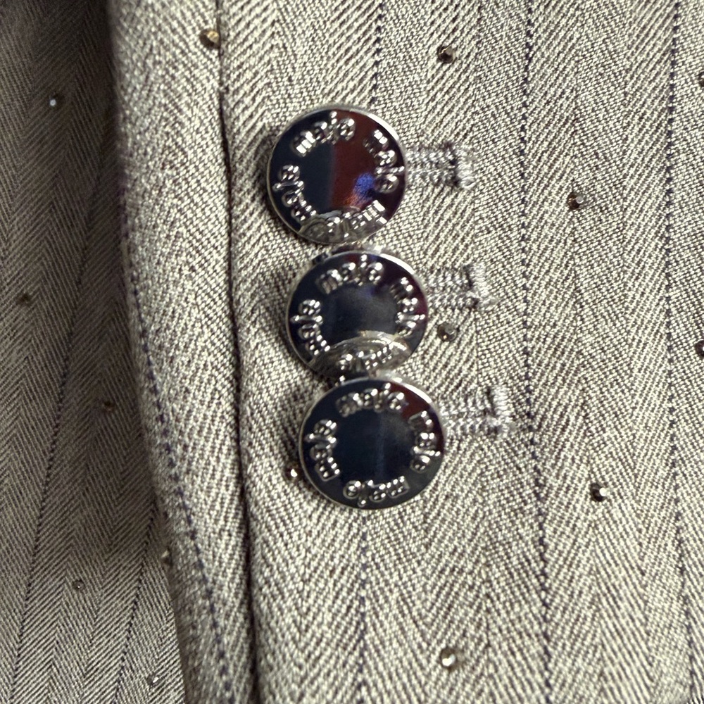Vafil Rhinestone Suit Jacket - Picture 7 of 9